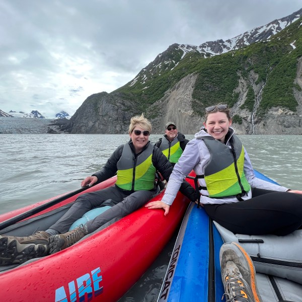 a group of people on a boat